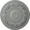 Ekena Millwork Rose Ceiling Medallion (Fits Canopies up to 13 1/2"), 33 7/8"OD x 2 3/8"P CM33RO